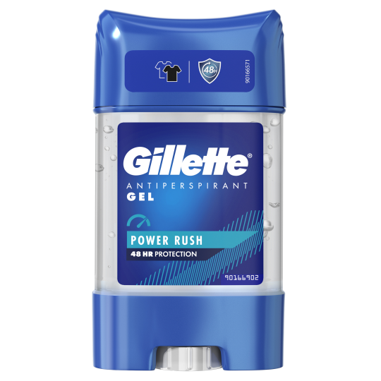 Дезодорант-антиперспирант гелевый муж­ской Gillette Gel Power Rush 3 шт. х 70 мл