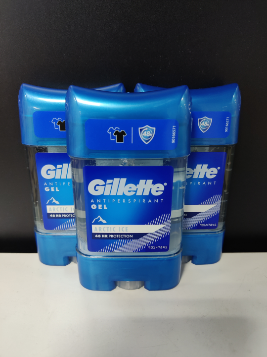 Дезодорант-антиперспирант гелевый муж­ской Gillette Gel Arctic Ice 3 шт. х 70 мл