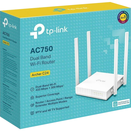 Беспроводной маршрутизатор «TP-Link» Archer, C24