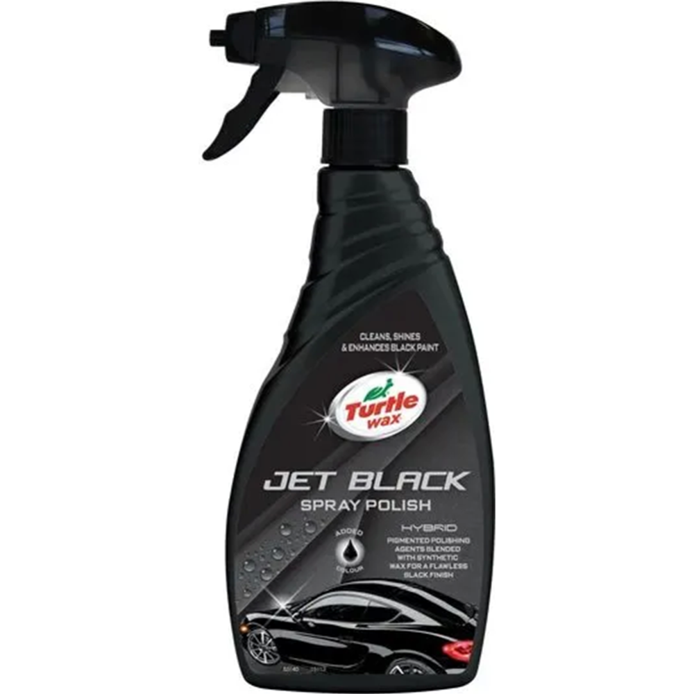 Картинка товара Полироль «Turtle Wax» CM Jet Black Spray, 500 мл