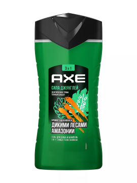 AXE  Гель для душа и шампунь Сила джунглей 250мл