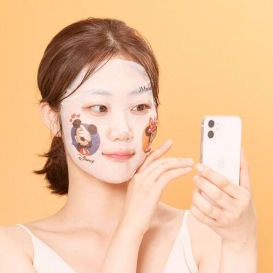 Тканевая маска JMsolution питательная с коллагеном / Disney collection selfie collagen mask