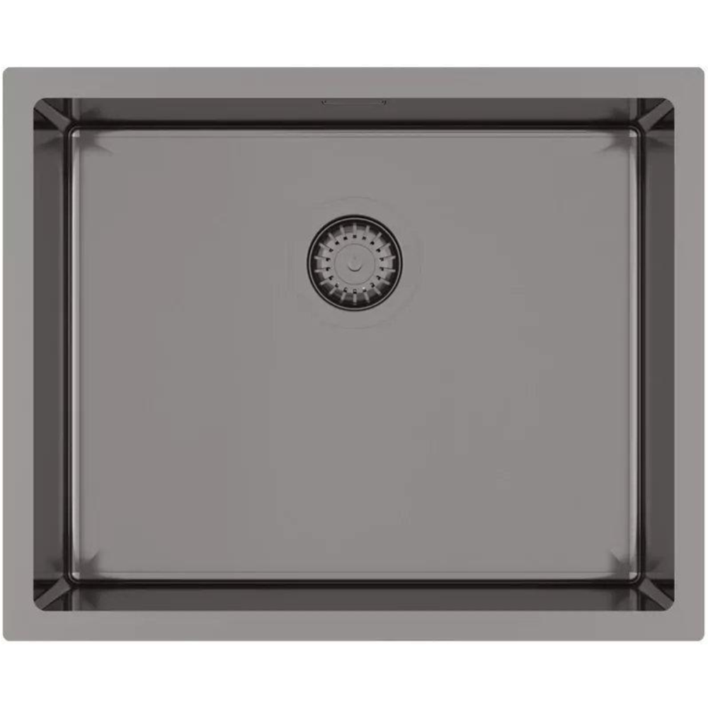 Кухонная мойка «AquaSanita» Steel DER 100 L-T graphite