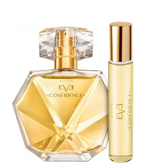 Парфюмерный набор Avon Eve Confidence, Парфюмерная вода для нее, 50мл + 10мл