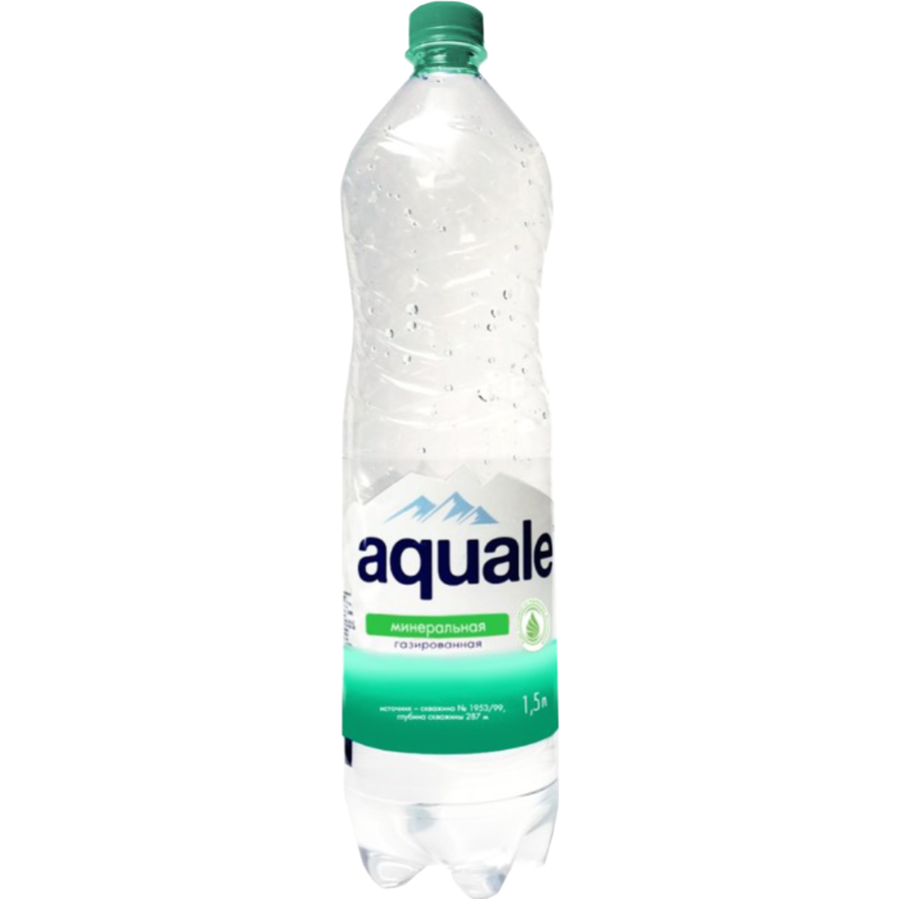 Вода минеральная «Aquale» Березинская, газированная, 1.5 л