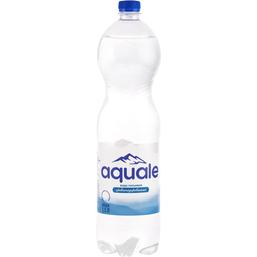 Вода питьевая «Aquale» среднегазированная, 1.5 л #0