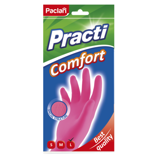 Перчатки резиновые «Paclan» Practi comfort, размер L