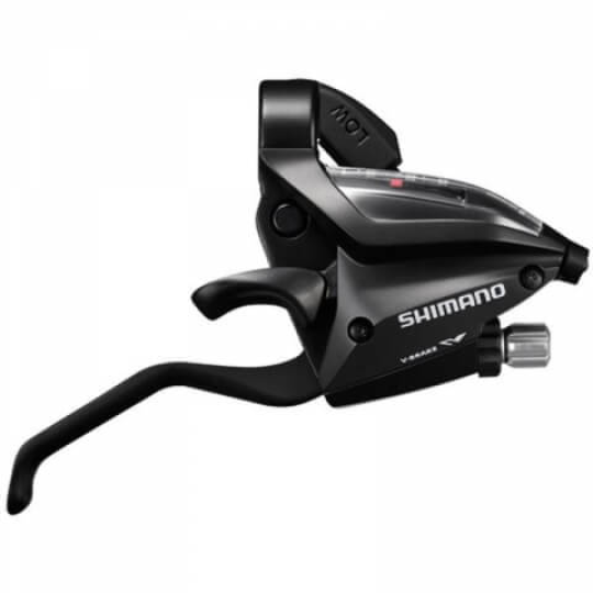 Комборучка для велосипеда левая Шифтер Shimano ST-EF500-L-2A на 3 скорости