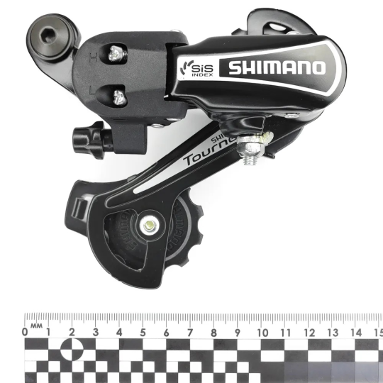 Переключатель скоростей задний Shimano RD-TY21B серия Tourney 6 скоростей крепление на петух (болт)