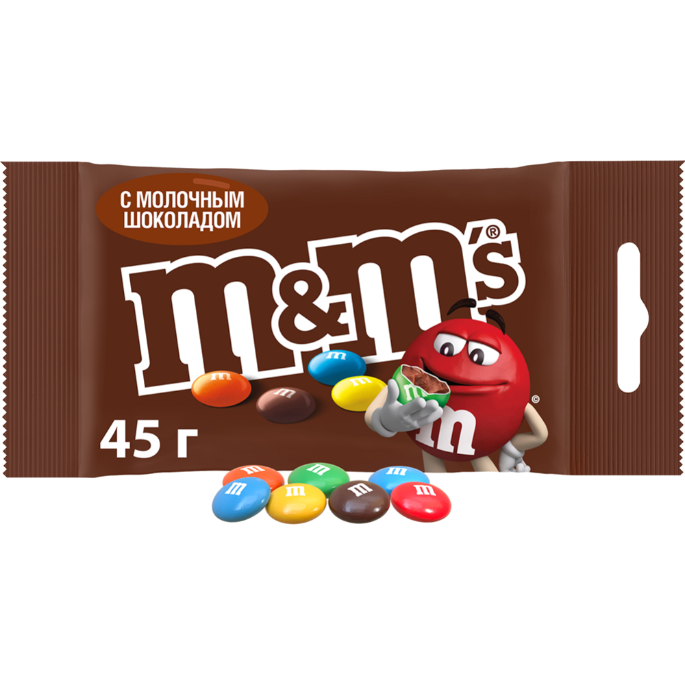 Драже «M&M's» с шоколадом, 45 г #1