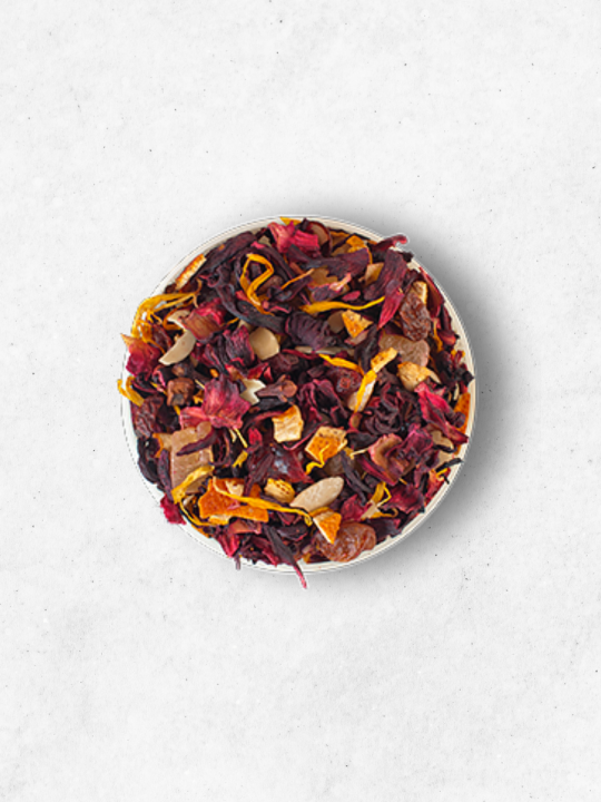Напиток чайный на основе лепестков цветов «КОРОЛЕВСКИЙ ДЕСЕРТ» 60 г