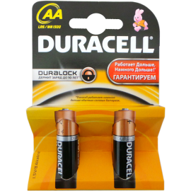 Элемент питания «Duracell» MN15002BP, типоразмер АА, 2 шт