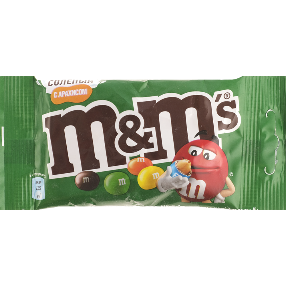 Драже «M&M's» со­ле­ный с ара­хи­сом, 45 г