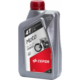 Масло моторное «Cepsa» Moto 4T Ruta 66 20W50, 1 л