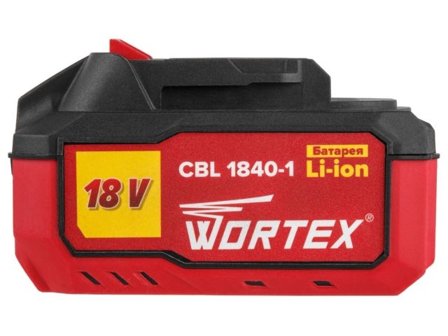 Аккумулятор WORTEX CBL 1840-1 (18.0 В, 4.0 А*ч, индикатор заряда, обрезиненный корпус) Артикул: 0329187