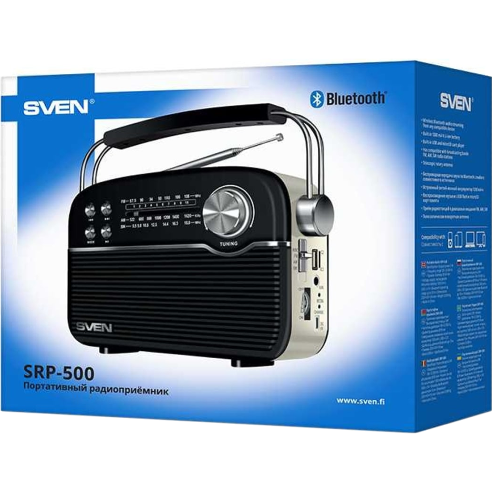 Радиоприемник «Sven» SRP-500, черный