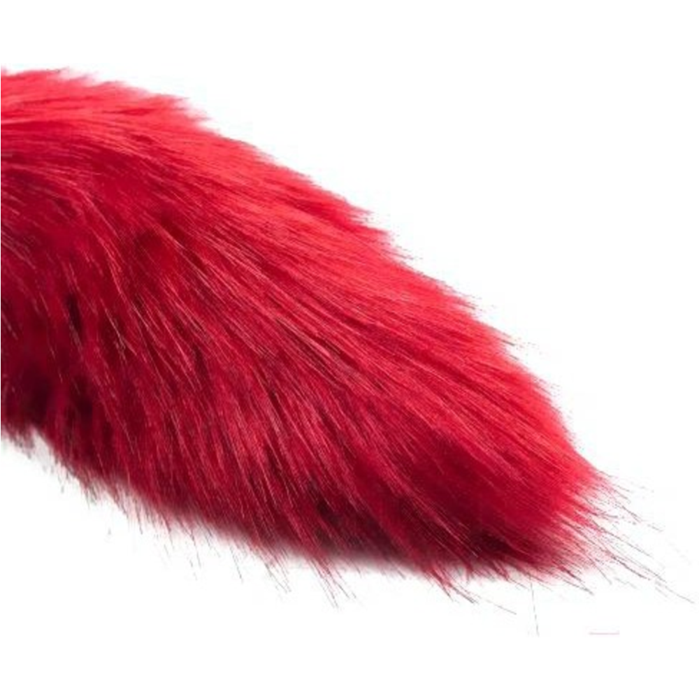 Пробка интимная «Kissexpo» Furry Fox, 272002207, красный хвостик, 46 см