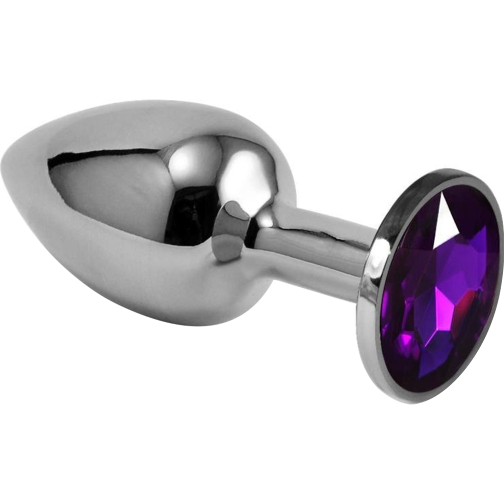 Пробка интимная «LoveToy» Rosebud Classic S, RO-SSR08 Purple, фиолетовый кристалл