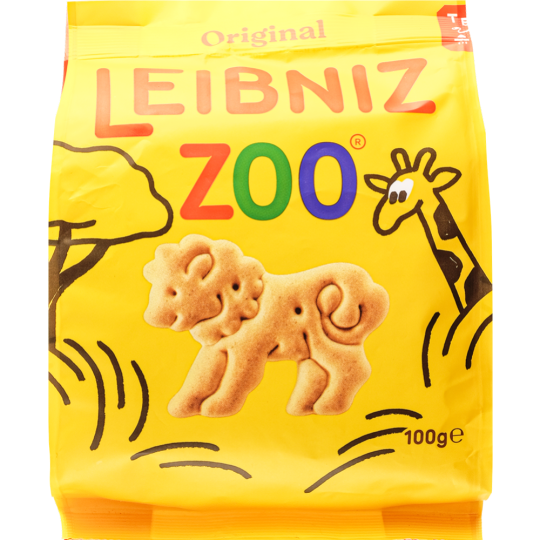 Срочный товар! Печенье «Leibniz» Zoo, 100 г