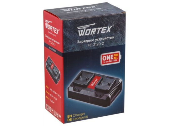 Зарядное устройство WORTEX FC 2120-2(2 слота, 4 А + 4 А ,быстрая зарядка) Артикул: 0329183