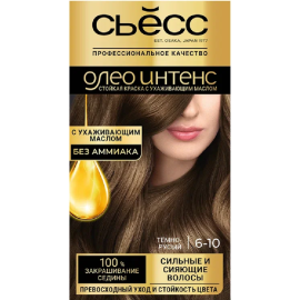 Краска для волос «Сьесc Oleo Intense» темно- русый, 6-10.