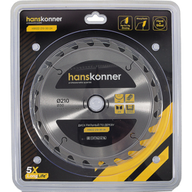 Пильный диск «Hanskonner» H9022-210-30-24, 210х30х2.4 мм