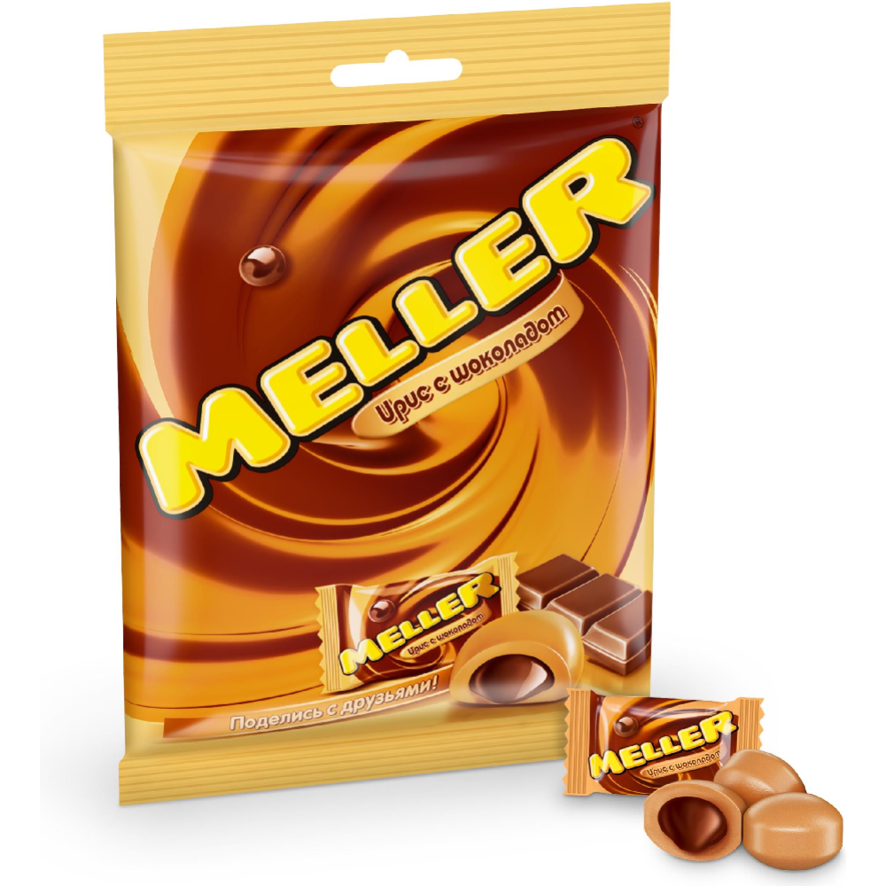 Ирис «Meller» с шоколадом, 100 г #0