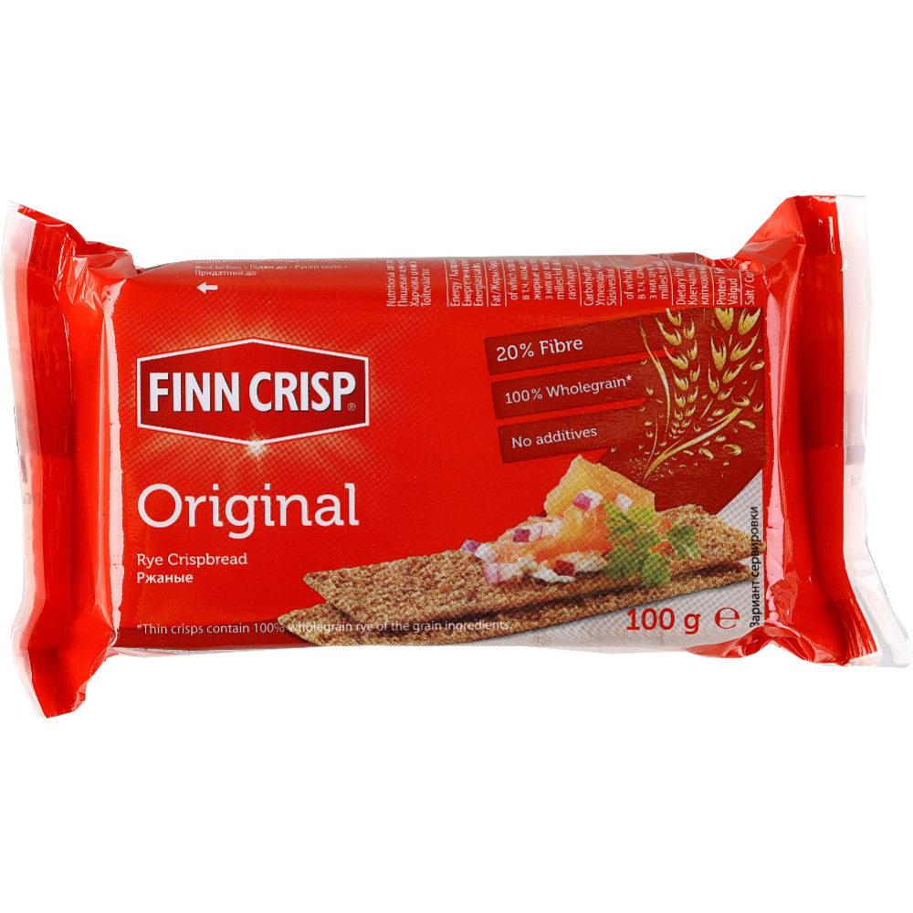 Хлебцы «Finn Crisp» ржаные, 100 г