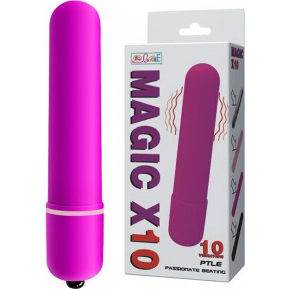 Вибромассажер «Baile» Magic X10, BI-014192, фиолетовый