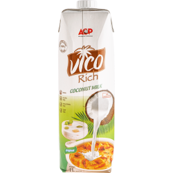  Ко­ко­со­вое молоко «Vico Rich» уль­тра­па­сте­ри­зо­ван­ное, 16-19%, 1 л