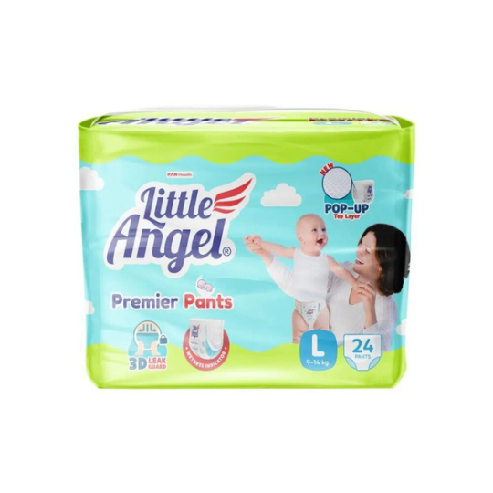 Подгузники-трусики Little Angel Premier Jumbo Large детские 4 L 9-14кг 24шт