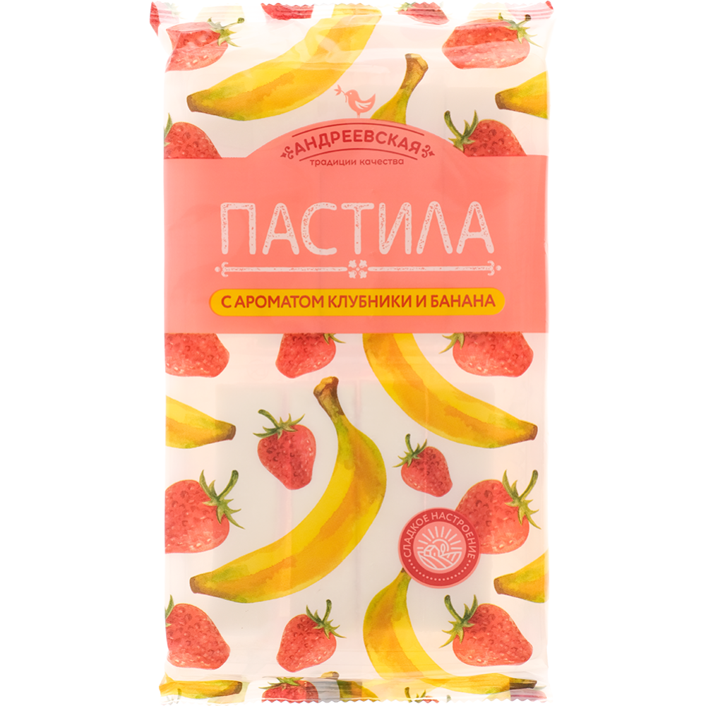Пастила «Андреевская» с ароматом клубники и банана, 247 г #0
