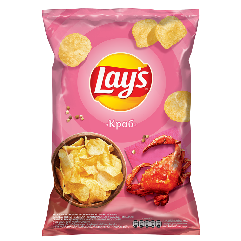 Чипсы «Lay's» краб, 150 г