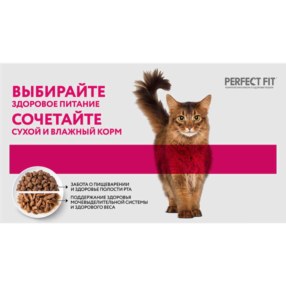 Корм для кошек «Perfect Fit» для стерилизованных кошек, паштет с индейкой, 75 г #5