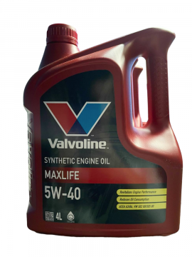 Моторное масло Valvoline MaxLife Synthetic 5W-40 4л