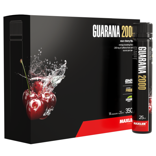 Гуарана Maxler Guarana 2000 14x25 ml - Cherry