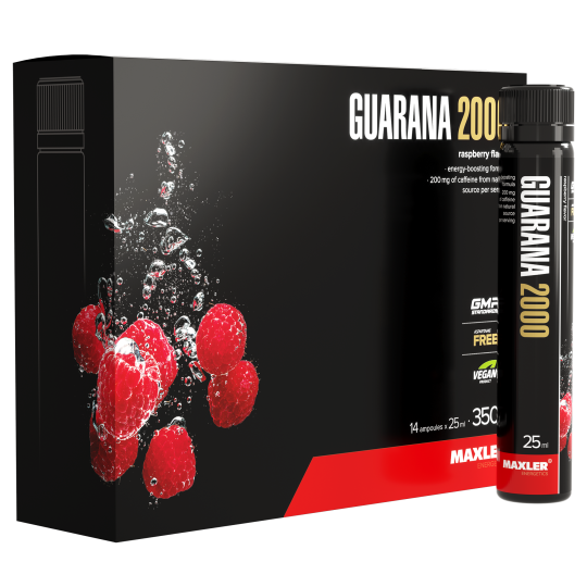 Гуарана Maxler Guarana 2000 14x25 ml - Raspberry