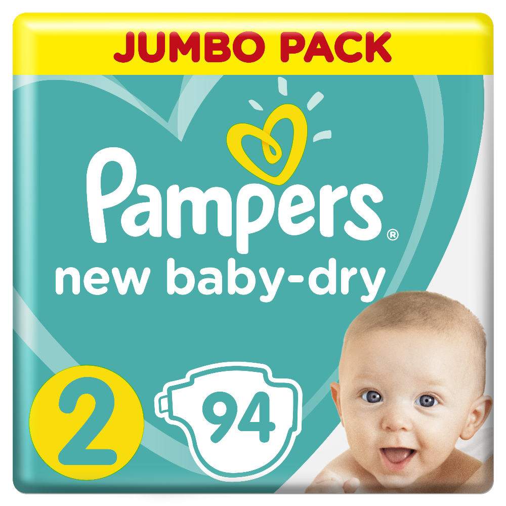 Подгузники детские «Pampers» New Baby-Dry, размер 2, 4-8 кг, 94 шт #0