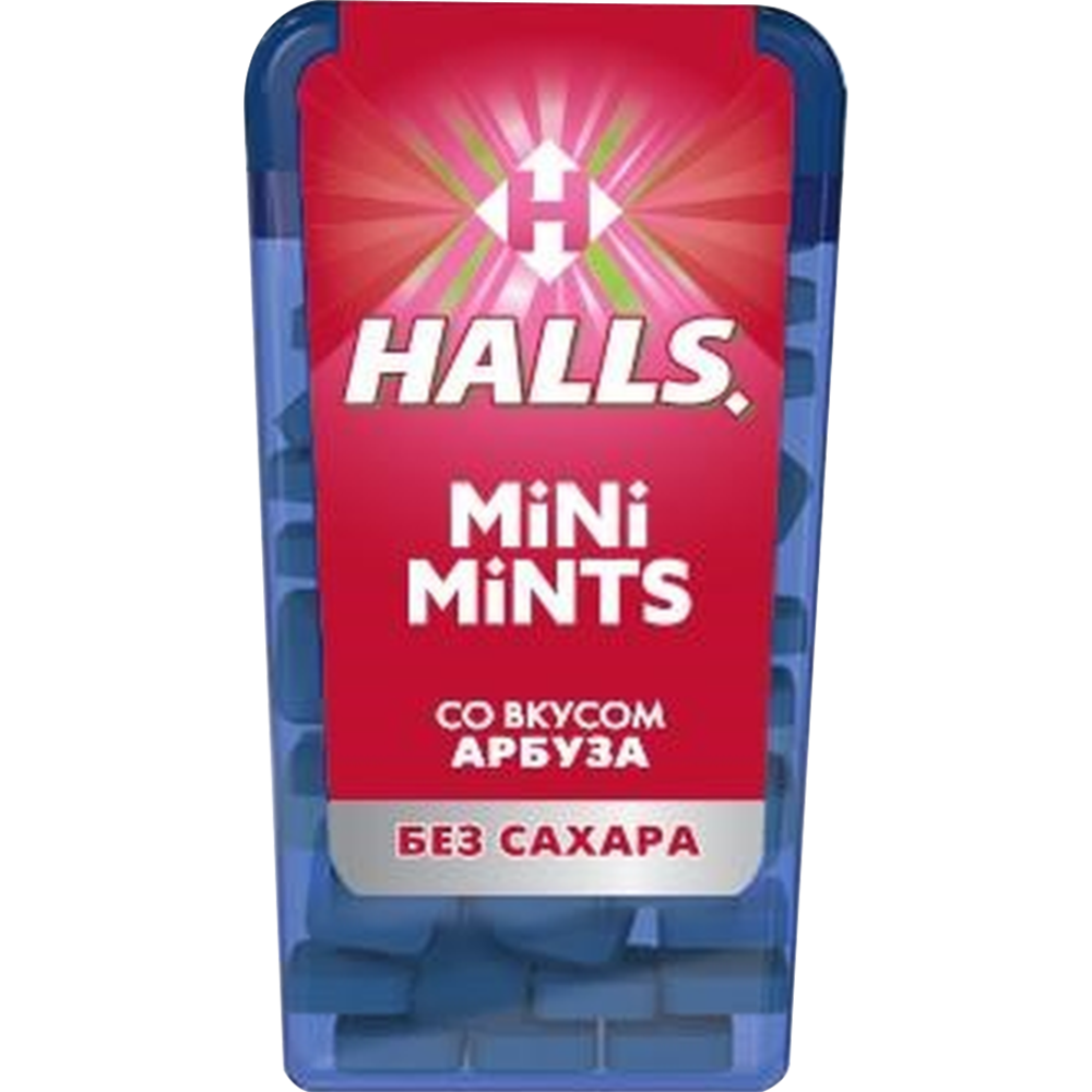 Карамель леденцовая «Halls» Mini Mints, со вкусом арбуза, 12.5 г