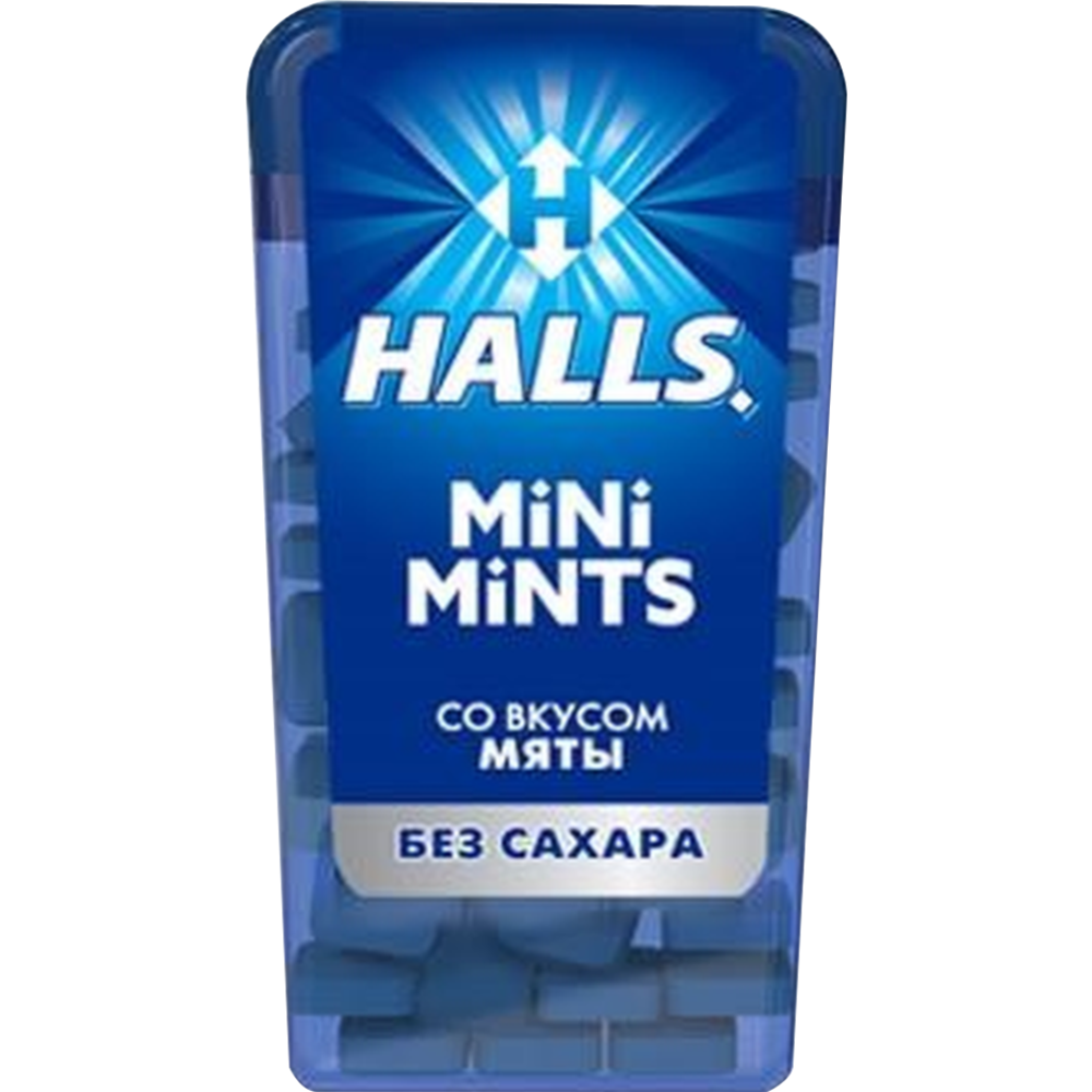 Карамель леденцовая «Halls Mini Mints» со вкусом мяты, 12.5 г