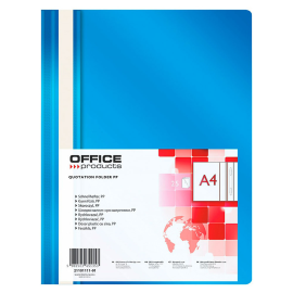 Папка-скоросшиватель А4,Office Product 10 шт Синий