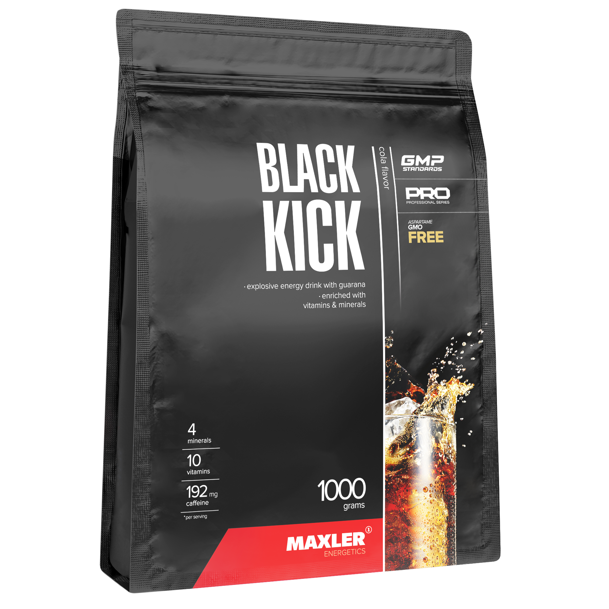 Энергетик Maxler Black Kick 1000 g (bag) - Cola