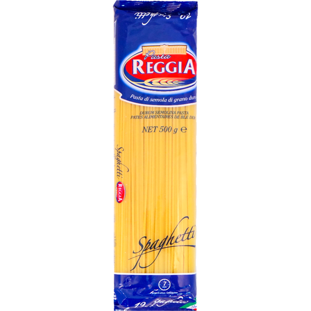 Макаронные изделия «Reggia» № 19 спагетти, 500 г #0