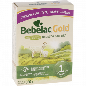 Смесь дет­ская «Bebelac Gold 1» на основе ко­зье­го молока, 350 г 