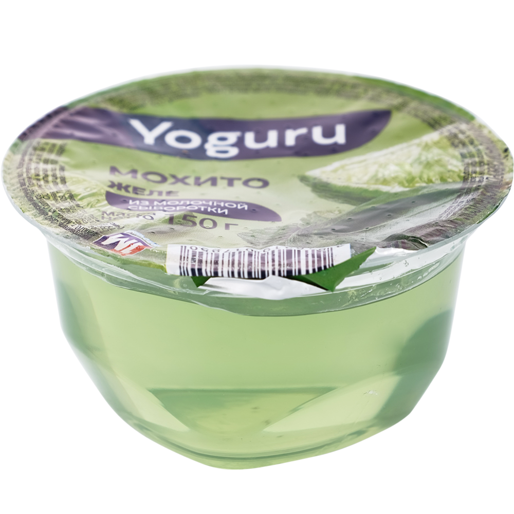 Желе из мо­лоч­ной сы­во­рот­ки «Yoguru» мохито, 150 г