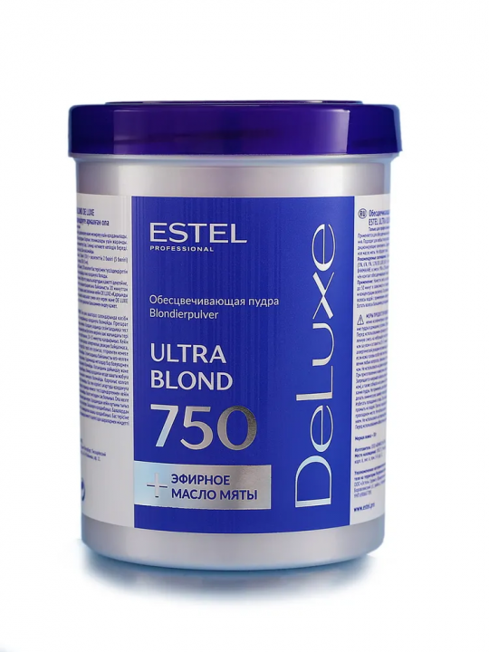 Пудра порошок для осветления и обесцвечивания волос DE LUXE ULTRA BLOND ESTEL, 750 г