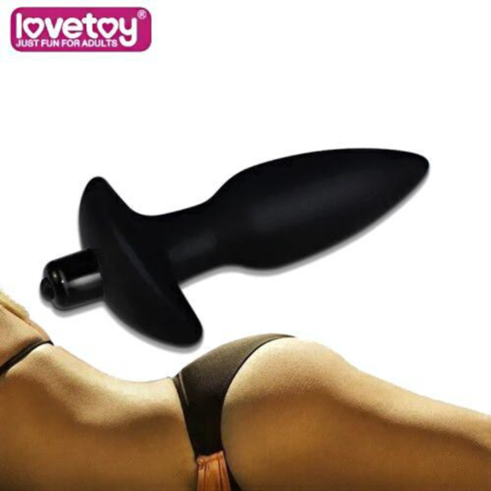 Вибропробка «LoveToy» Silicone Fantasy Anal Plug, LV2604