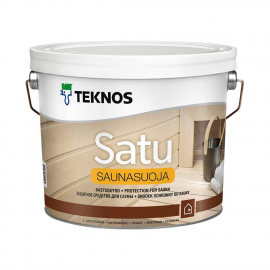 Защитный состав SATU SAUNASUOJA для бани и сауны, (2,7 л), (2,74 кг), TEKNOS (Финляндия)