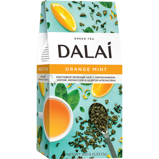 Чай зеленый «Dalai» Orange Mint, 100 г