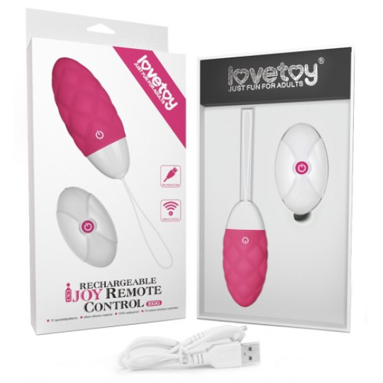 Перезаряжаемое виброяйцо с пультом дистанционного управления Ijoy Wireless Remote Control Rechargeable Egg